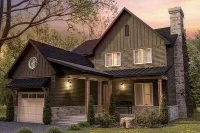 5 Bed Modern Farmhouse with Guest Bedroom in the Lower Level - 3284 Sq Ft