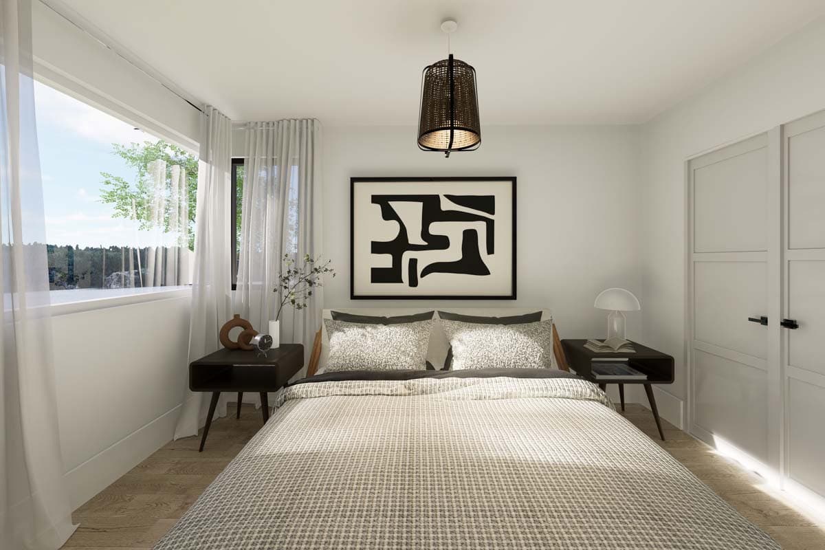 Plan 22684DR: 6-Bed Scandinavian Style House Plan with Finished Lower Level - 3018 Sq Ft - Image #7 - Farmhouse, Modern Farmhouse, Scandinavian, Transitional