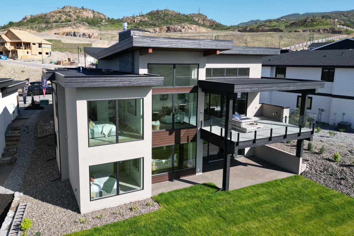 Plan 144112UPR: 3-Bed Mid-Century Modern House Plan with Walkout Basement - 3430 Sq Ft - Image #10 - Contemporary, Mid Century Modern, Modern