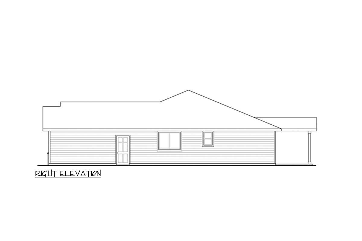Plan 72409DA: 3-Bedroom Ranch-Style House Plan with C-Shaped Kitchen - 1697 Sq Ft - Image #4 - Ranch, Traditional