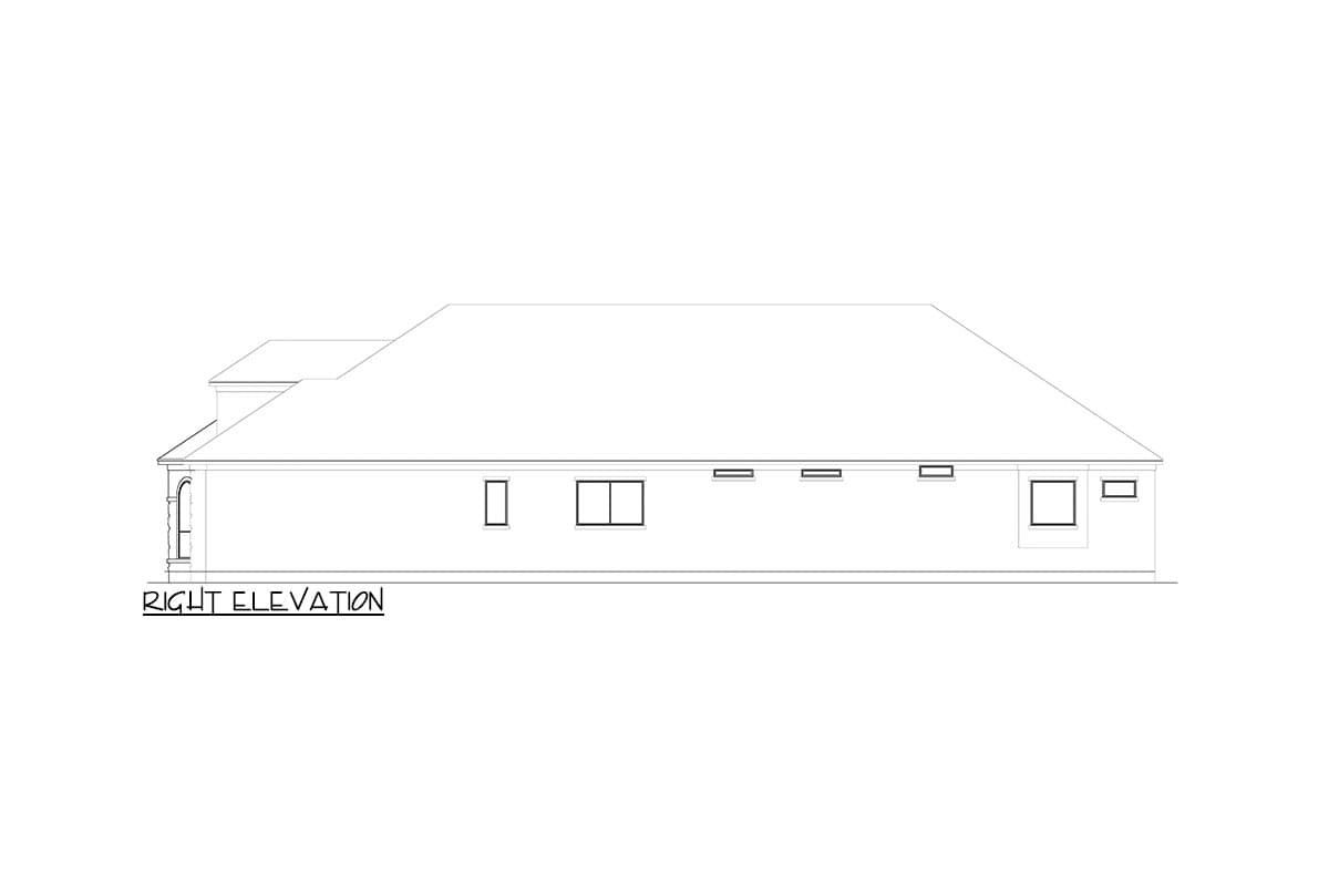 Plan 264057KMD: One-Story Stone-and-Stucco House Plan with 3 Bedrooms - 2441 Sq Ft - Image #7 - European, Hill Country