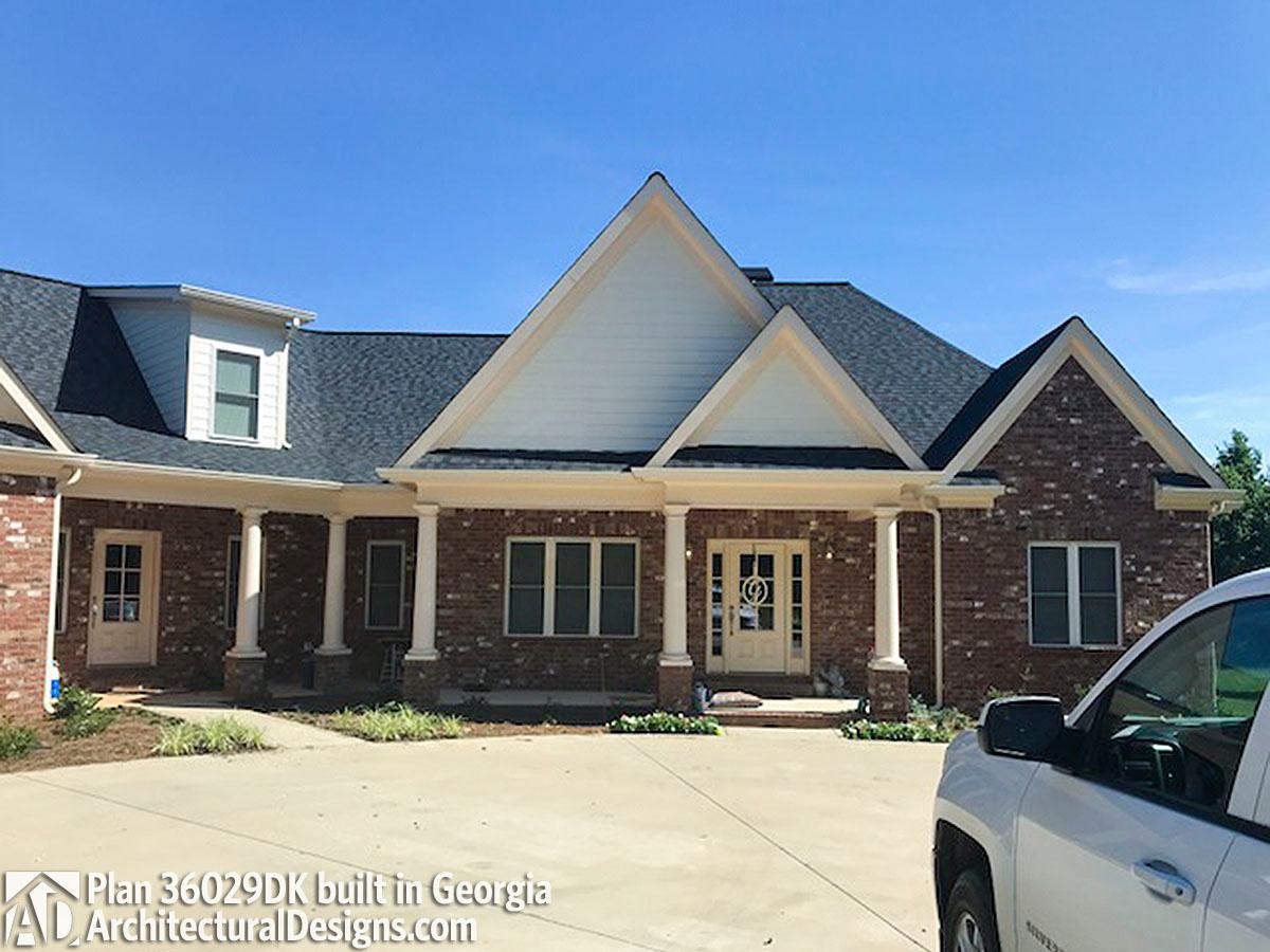 build gallery item - House Plan 36029DK comes to life in Virigina