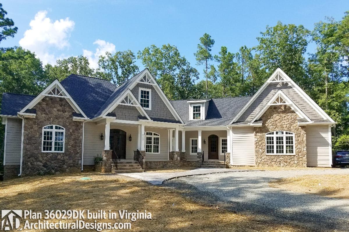 build gallery item - House Plan 36029DK comes to life in Virigina