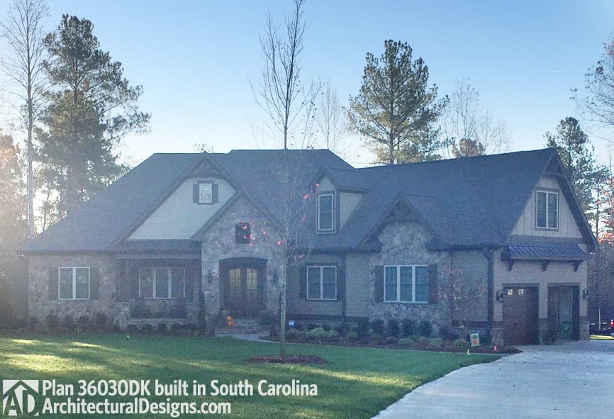 build gallery item - House Plan 36030DK comes to life in South Carolina with a 3-Car Garage
