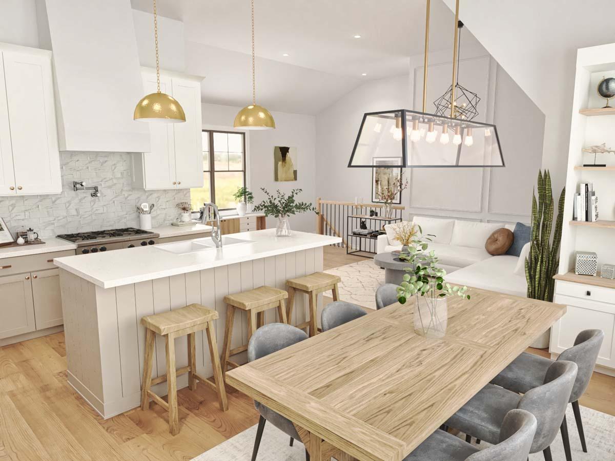 Plan 12329JL: 940 Square Foot New American Style Garage Apartment ADU - Image #11 - New American
