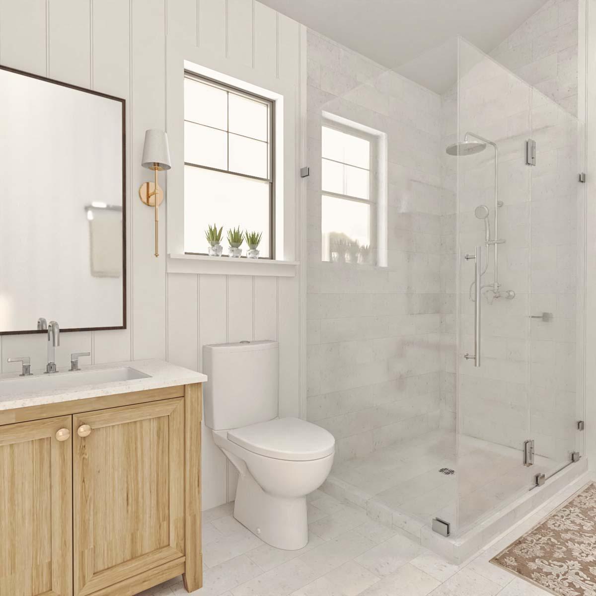 Plan 12329JL: 940 Square Foot New American Style Garage Apartment ADU - Image #13 - New American