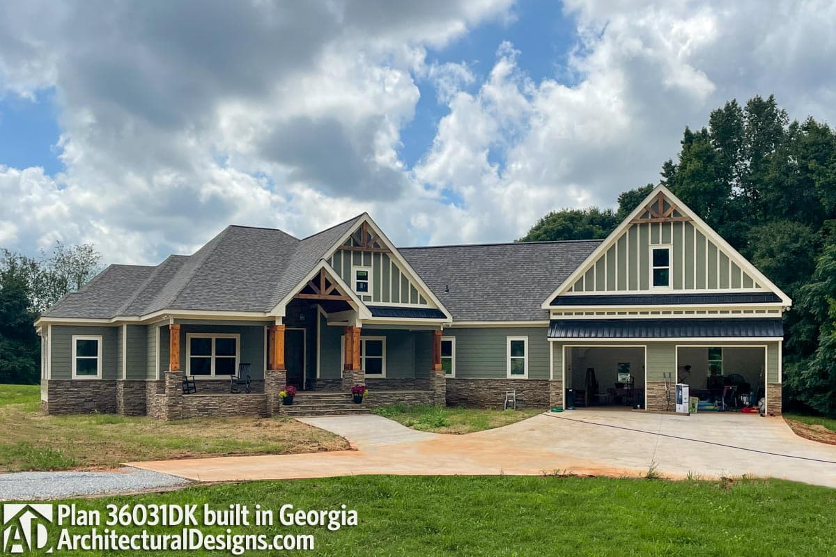 build gallery item - Craftsman House Plan 36031DK Comes to Life in Georgia