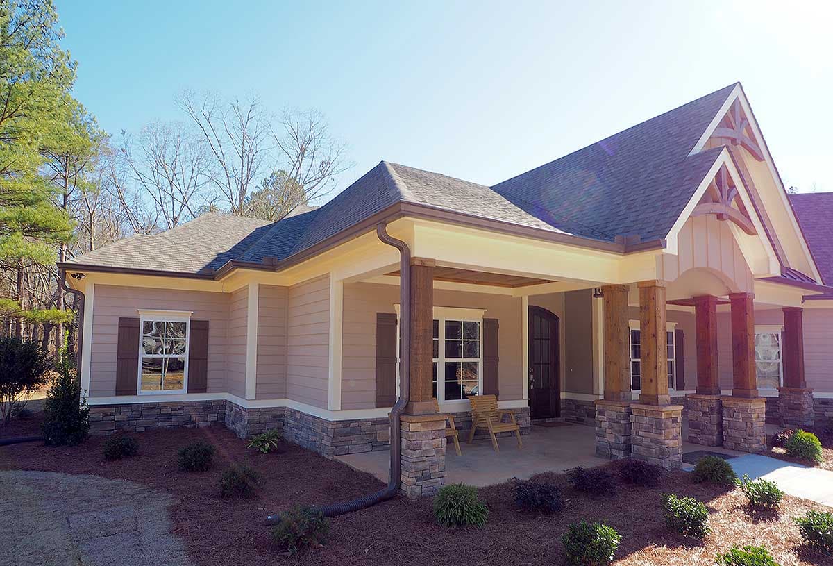 Plan 36031DK: Craftsman House Plan with Angled 2-Car Garage - Image #10 - Country, Craftsman, Mountain, Ranch, Rustic, Traditional