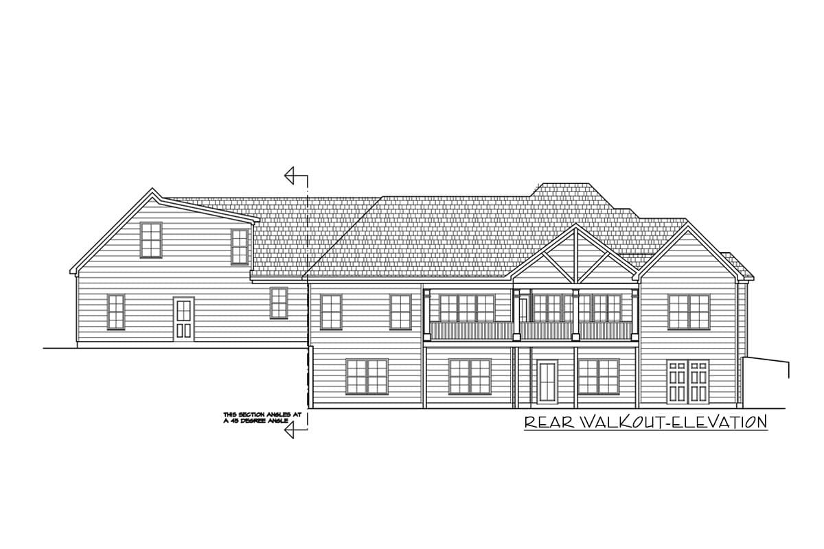 Plan 36031DK: Craftsman House Plan with Angled 2-Car Garage - Image #60 - Country, Craftsman, Mountain, Ranch, Rustic, Traditional