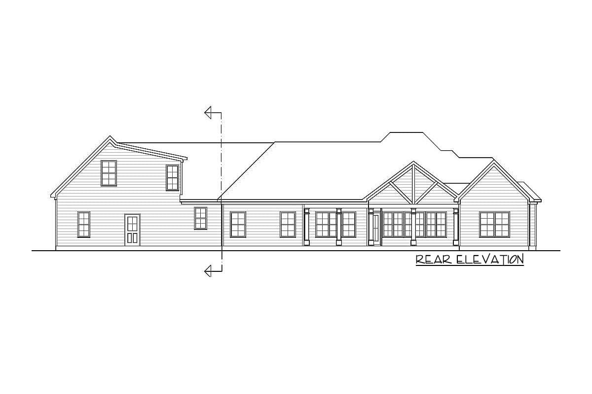 Plan 36031DK: Craftsman House Plan with Angled 2-Car Garage - Image #56 - Country, Craftsman, Mountain, Ranch, Rustic, Traditional