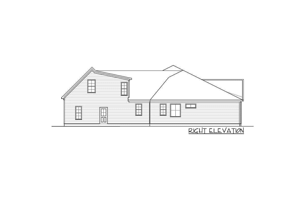 Plan 36031DK: Craftsman House Plan with Angled 2-Car Garage - Image #58 - Country, Craftsman, Mountain, Ranch, Rustic, Traditional