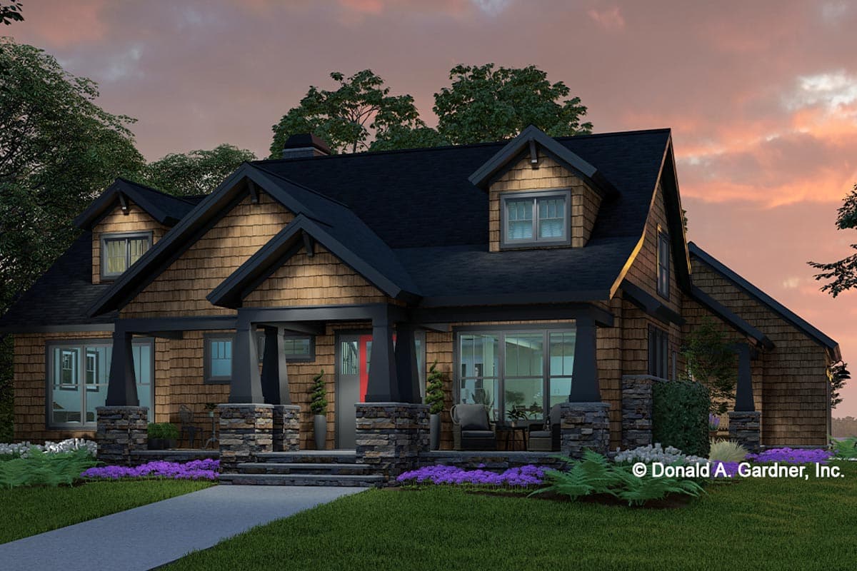 Plan 444423GDN: 2-Story Bungalow with Oversized Outdoor Living Space - 2286 Sq Ft - Image #10 - Bungalow, Country, Craftsman