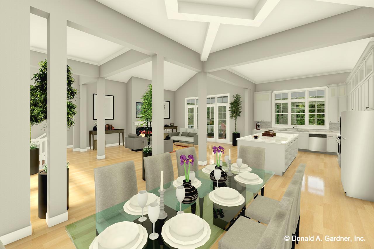 Plan 444424GDN: 5-Bed Farmhouse With Rear Sloping Lot - 4134 Sq Ft - Image #7 - Country, Craftsman, Farmhouse, Modern Farmhouse, New American