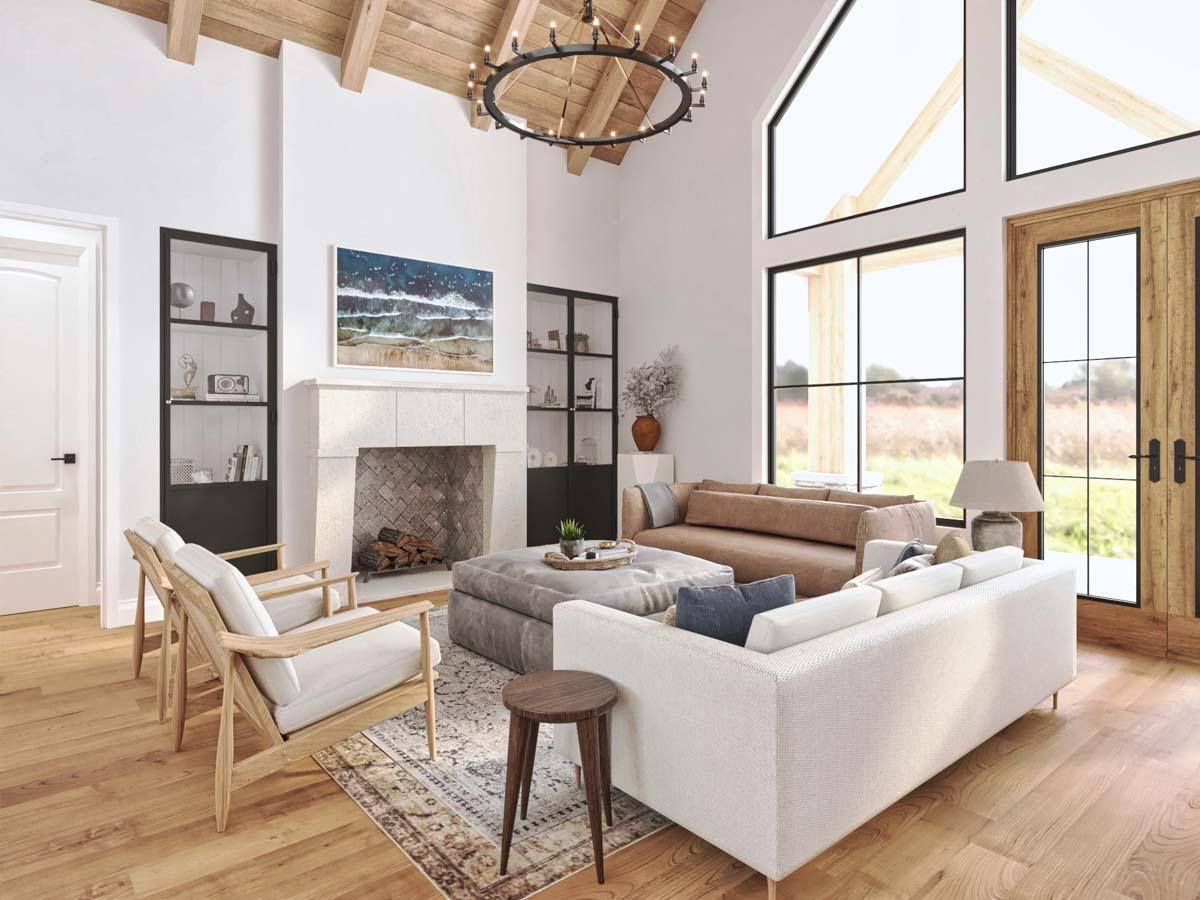 Plan 12330JL: 3 Bed Mountain House Plan with Covered Vaulted Front Porch - 1849 Sq Ft - Image #15 - Country, Craftsman, Mountain, Rustic