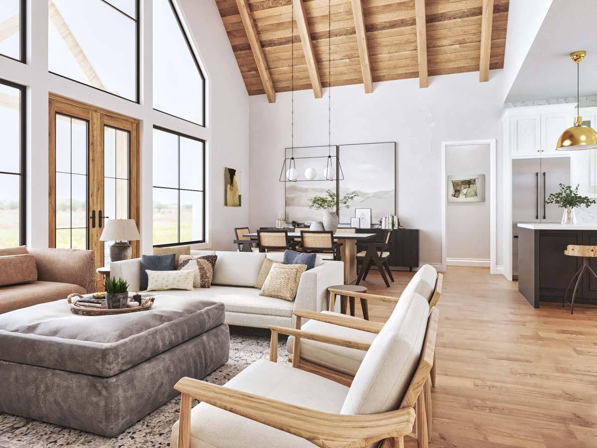 Plan 12330JL: 3 Bed Mountain House Plan with Covered Vaulted Front Porch - 1849 Sq Ft - Image #16 - Country, Craftsman, Mountain, Rustic