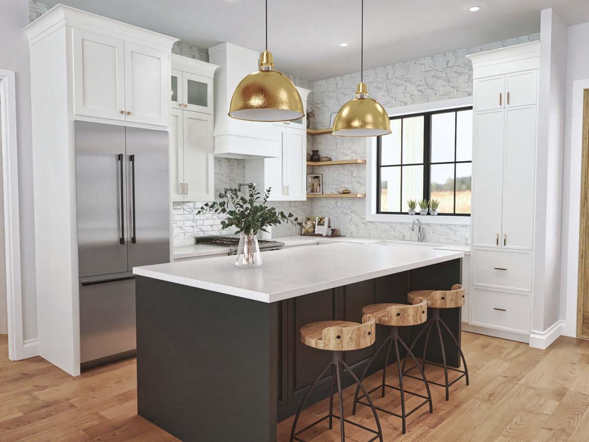 Plan 12330JL: 3 Bed Mountain House Plan with Covered Vaulted Front Porch - 1849 Sq Ft - Image #20 - Country, Craftsman, Mountain, Rustic