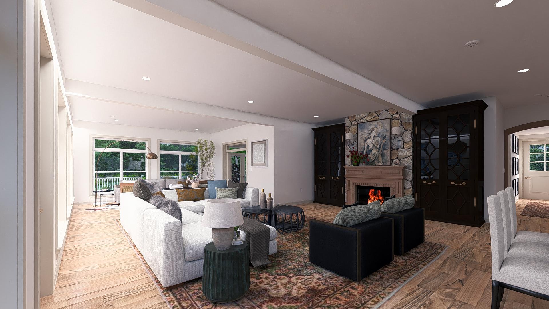 Plan 61490UT: 5 Bedroom Country Farmhouse Plan with Optionally Finished Bonus Over Garage - 3723 Sq Ft - Image #10 - Country, Farmhouse, Modern Farmhouse