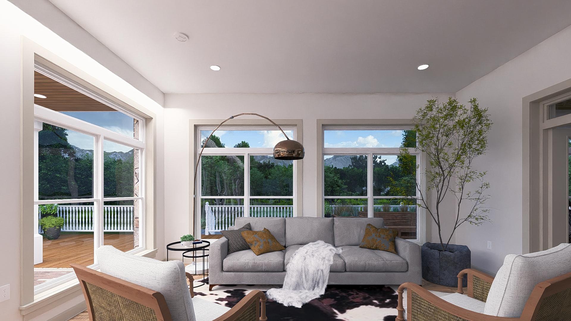 Plan 61490UT: 5 Bedroom Country Farmhouse Plan with Optionally Finished Bonus Over Garage - 3723 Sq Ft - Image #14 - Country, Farmhouse, Modern Farmhouse