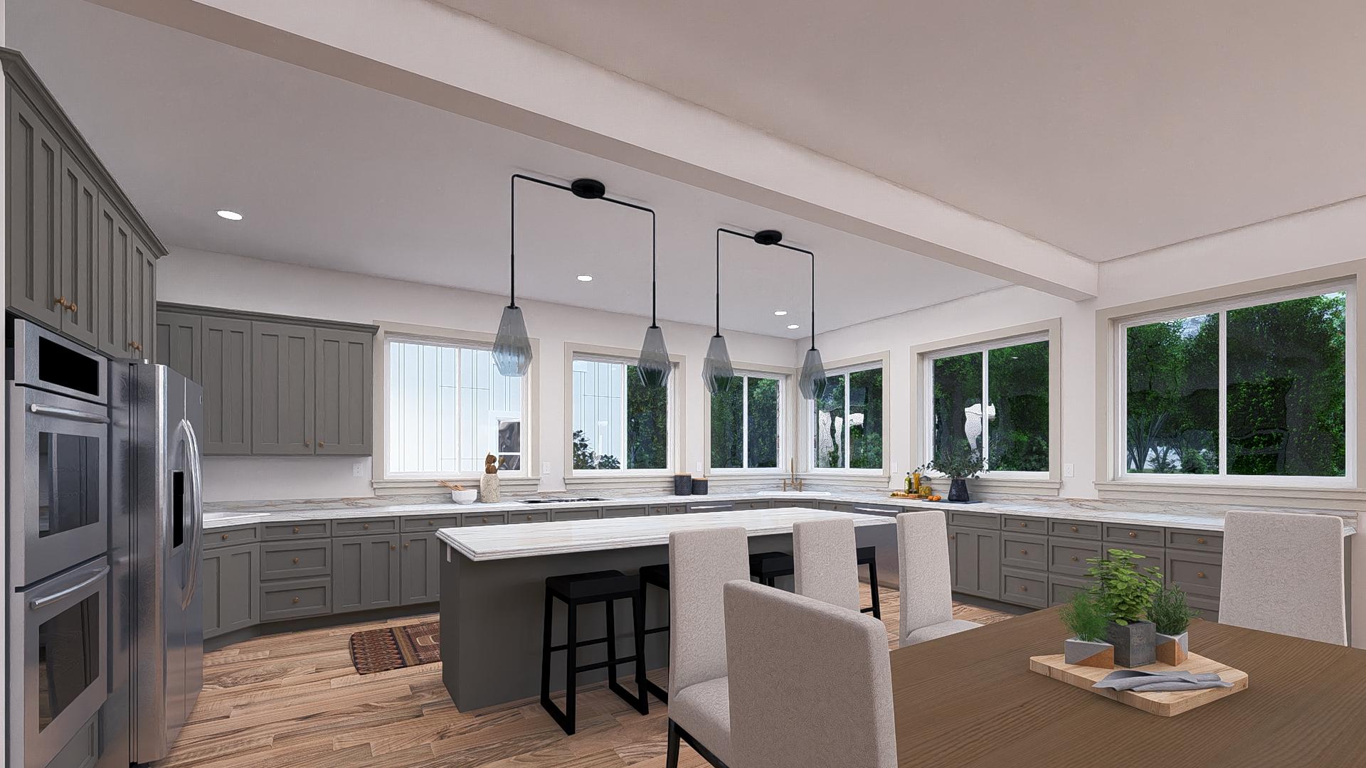 Plan 61490UT: 5 Bedroom Country Farmhouse Plan with Optionally Finished Bonus Over Garage - 3723 Sq Ft - Image #17 - Country, Farmhouse, Modern Farmhouse