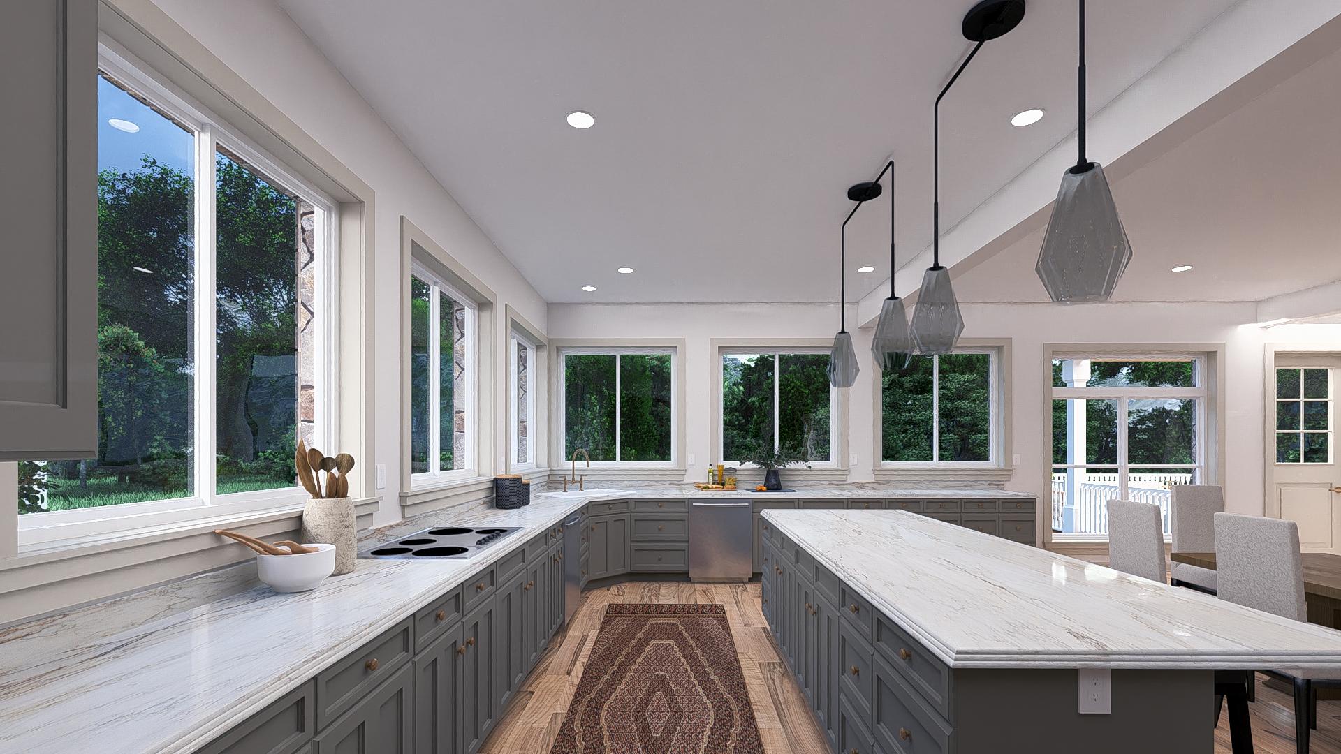 Plan 61490UT: 5 Bedroom Country Farmhouse Plan with Optionally Finished Bonus Over Garage - 3723 Sq Ft - Image #19 - Country, Farmhouse, Modern Farmhouse
