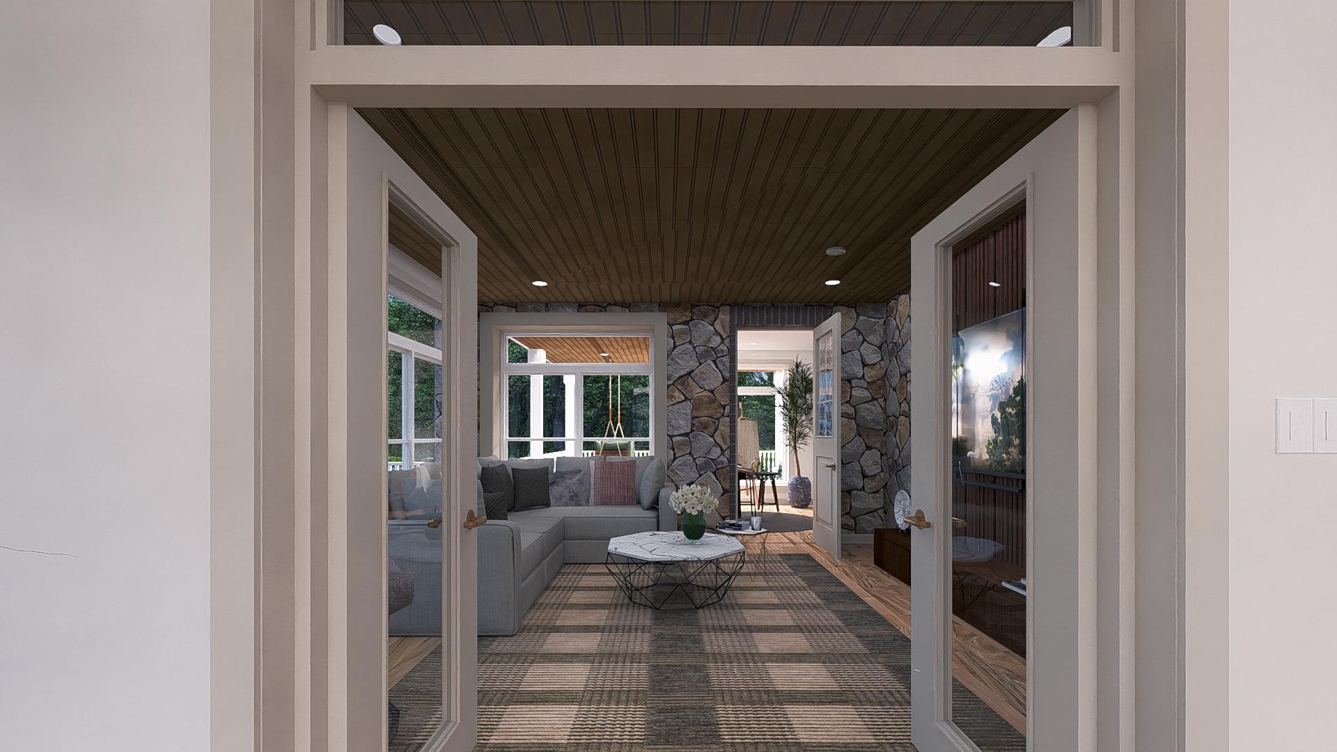 Plan 61490UT: 5 Bedroom Country Farmhouse Plan with Optionally Finished Bonus Over Garage - 3723 Sq Ft - Image #22 - Country, Farmhouse, Modern Farmhouse