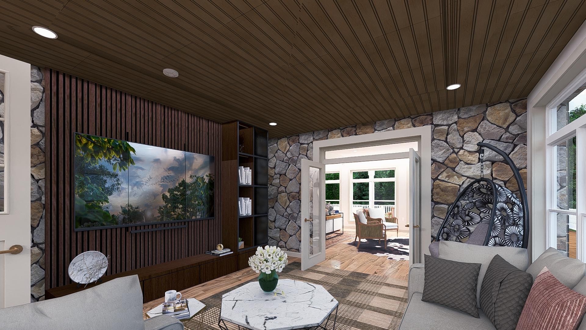 Plan 61490UT: 5 Bedroom Country Farmhouse Plan with Optionally Finished Bonus Over Garage - 3723 Sq Ft - Image #24 - Country, Farmhouse, Modern Farmhouse