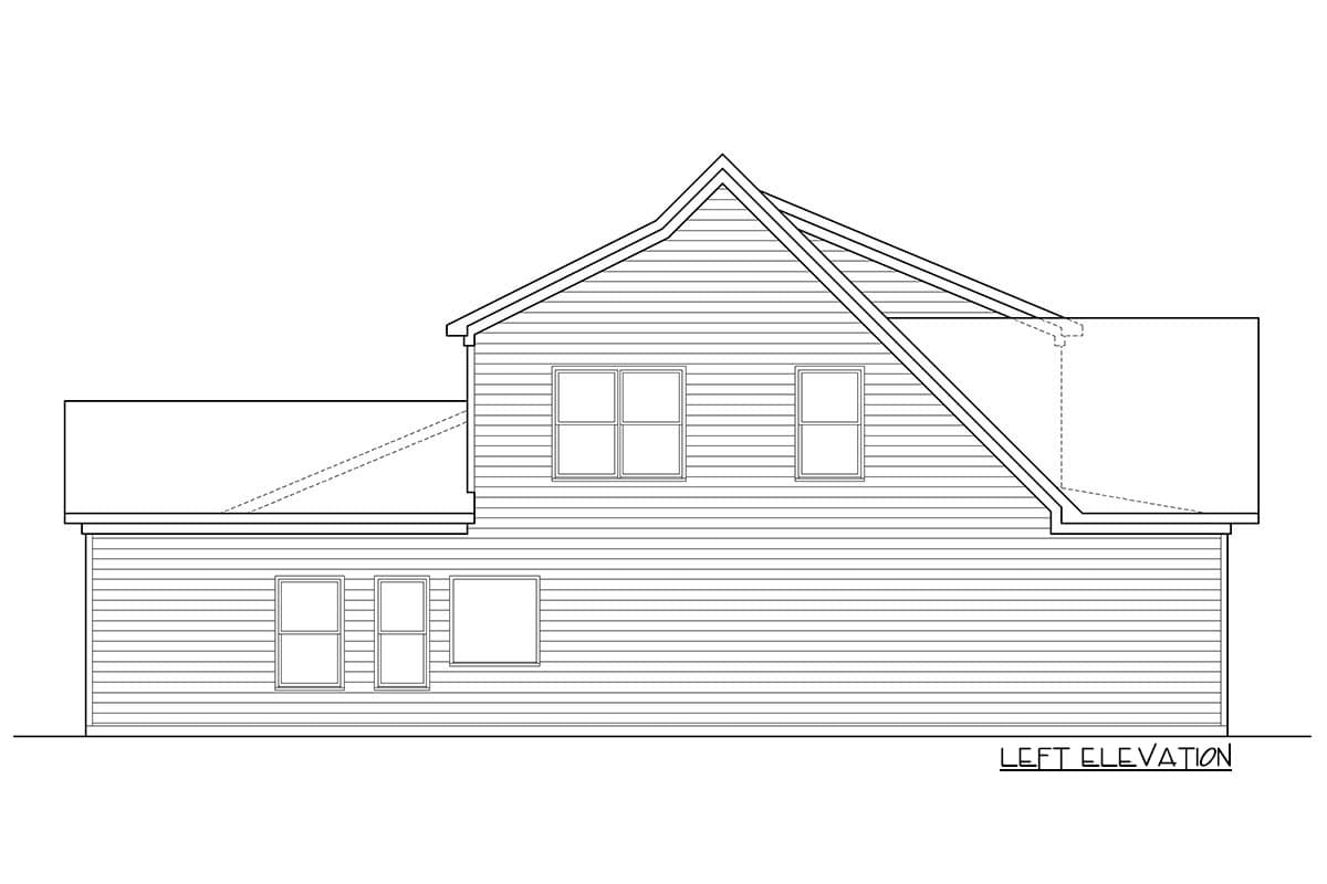Plan 36037DK: 4 Bed Craftsman with Vaulted Family Room - 2291 Sq Ft - Image #4 - Craftsman, New American, Northwest