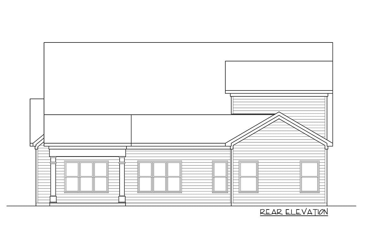 Plan 36037DK: 4 Bed Craftsman with Vaulted Family Room - 2291 Sq Ft - Image #5 - Craftsman, New American, Northwest