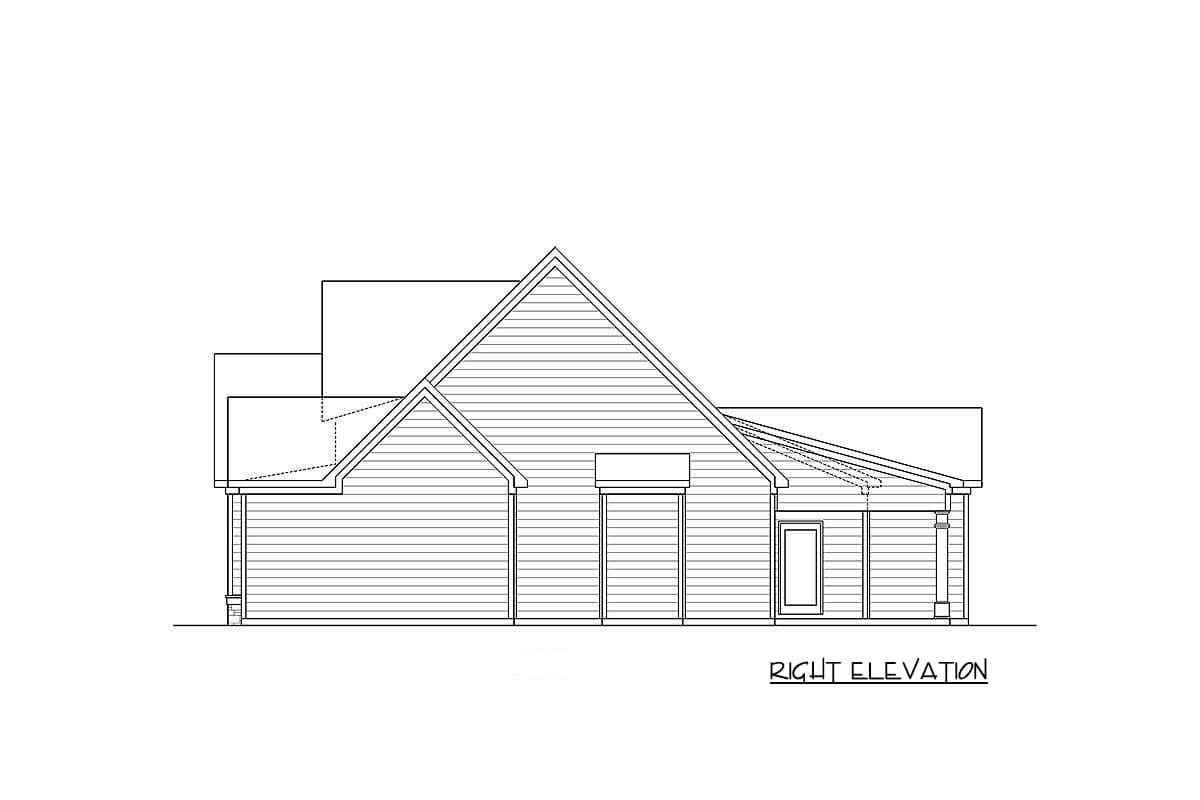 Plan 36041DK: Traditional House Plan with Vaulted Family Room - Image #5 - Cottage, Country, Craftsman, New American, Traditional