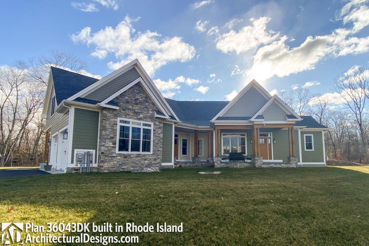 build gallery item - House Plan 36043DK Comes to Life in Rhode Island