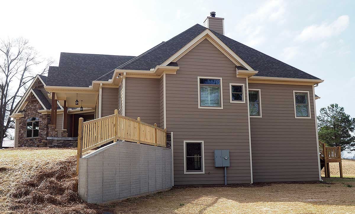 Plan 36043DK: Angled Craftsman House Plan with Outdoor Spaces - 2818 Sq Ft - Image #6 - Craftsman, Mountain, Ranch