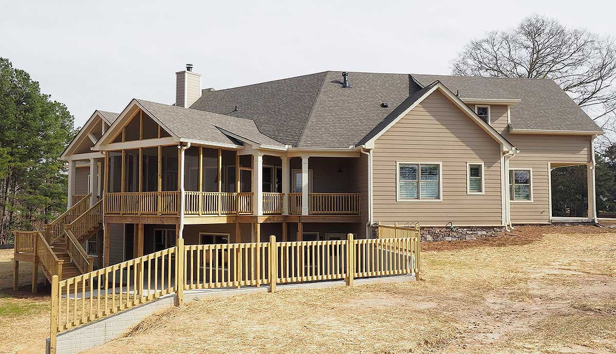 Plan 36043DK: Angled Craftsman House Plan with Outdoor Spaces - 2818 Sq Ft - Image #9 - Craftsman, Mountain, Ranch