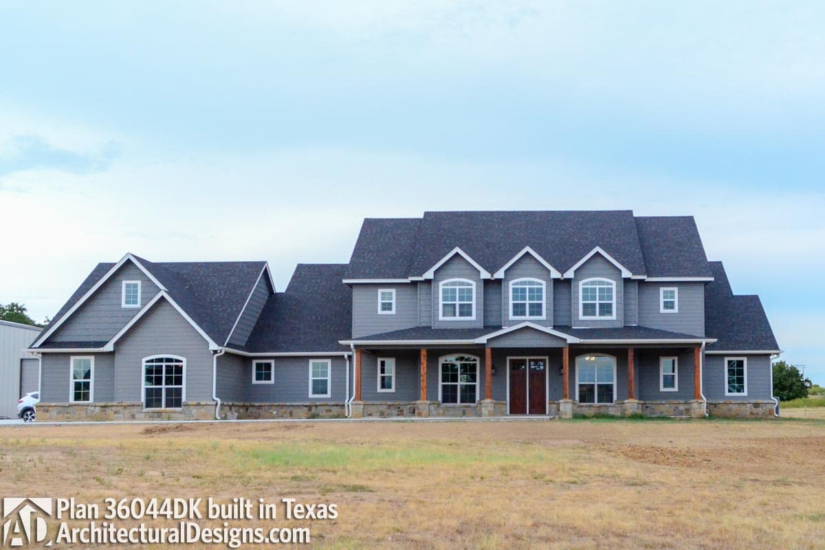 build gallery item - House Plan 36044DK comes to life in Texas