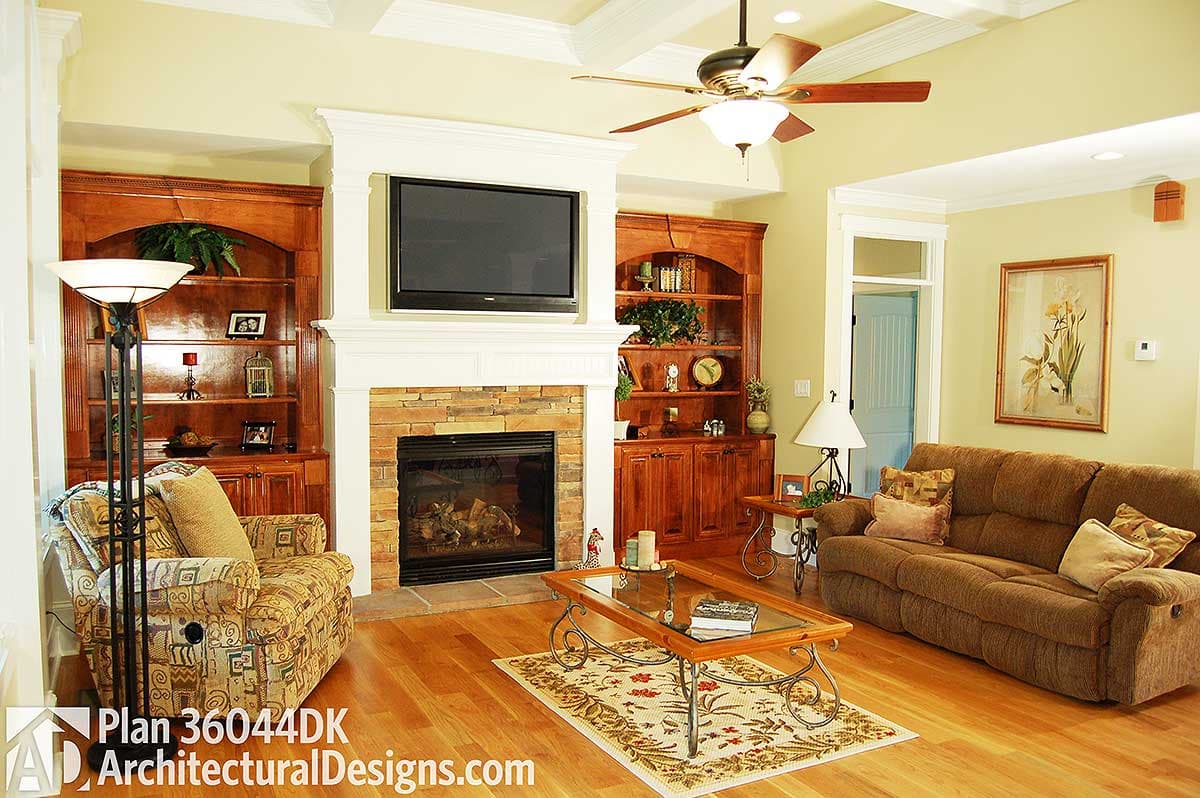 Plan 36044DK: Side Garage 4 Bedroom Beauty - Image #4 - Traditional