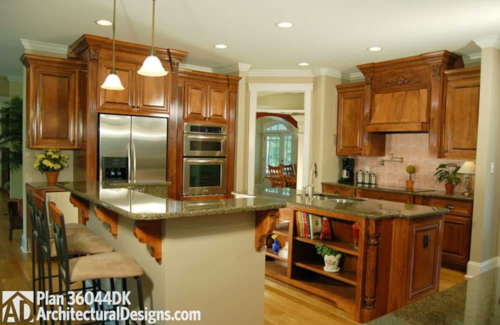 Plan 36044DK: Side Garage 4 Bedroom Beauty - Image #5 - Traditional