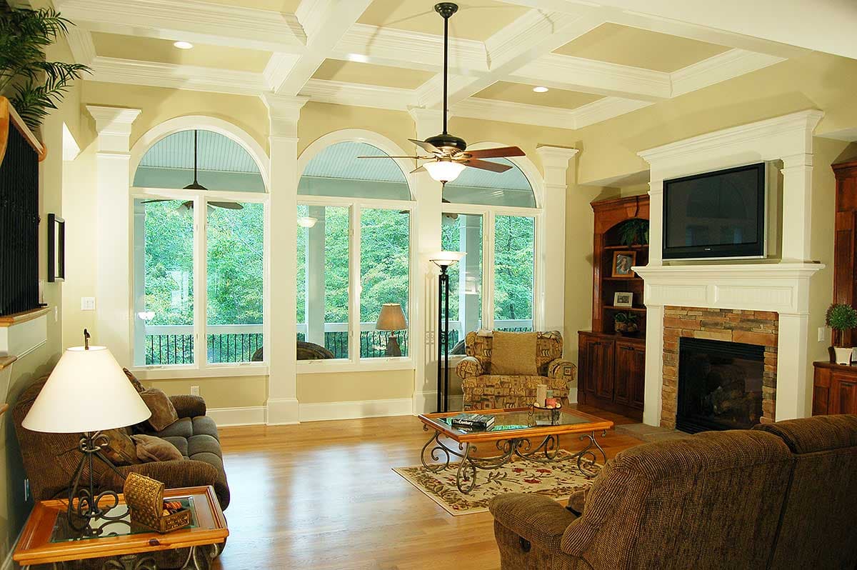 Plan 36045DK: 4-Bed Country Craftsman House Plan with Option for 6 Beds - Image #4 - Farmhouse, Traditional