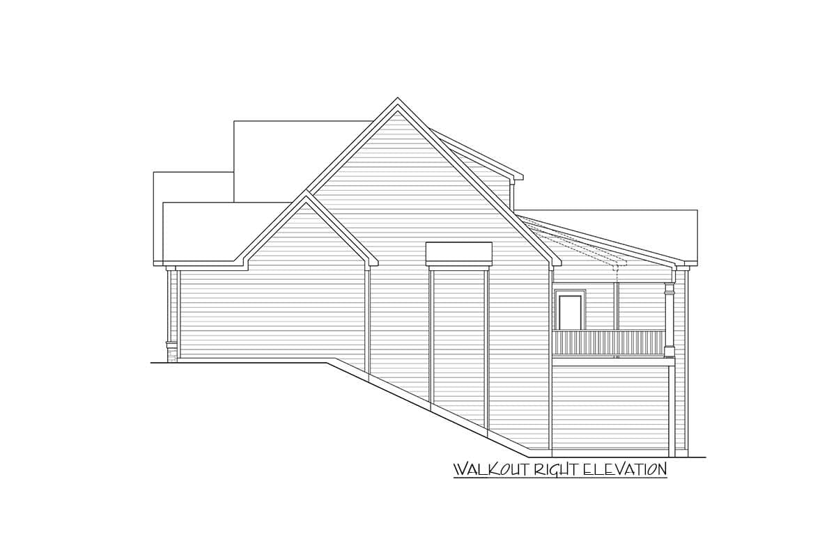 Plan 36047DK: Three Gabled House Plan with Four Bedrooms - 2367 Sq Ft - Image #7 - New American, Traditional