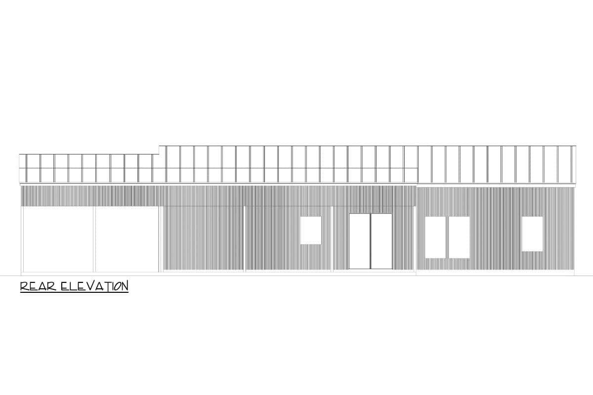 Plan 264072KMD: One-Story House Plan with Industrial Vibe - 1801 Sq Ft - Image #4 - Contemporary, Ranch