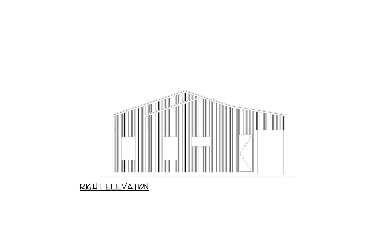 Plan 264072KMD: One-Story House Plan with Industrial Vibe - 1801 Sq Ft - Image #5 - Contemporary, Ranch