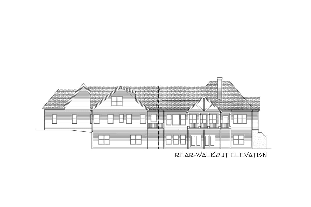 Plan 36055DK: Split Bed Craftsman with Angled Garage - 3061 Sq Ft - Image #28 - Craftsman, Mountain, New American, Traditional