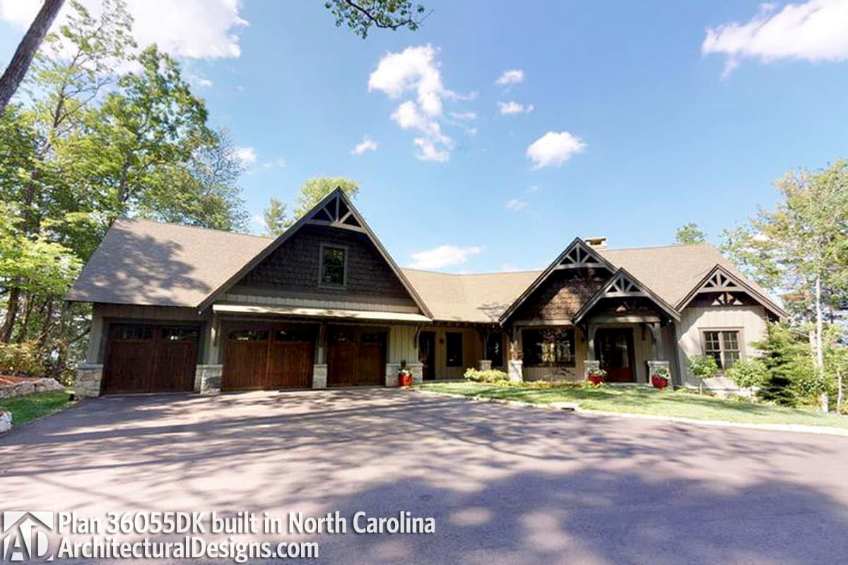 build gallery item - House Plan 36055DK comes to life in Tennessee