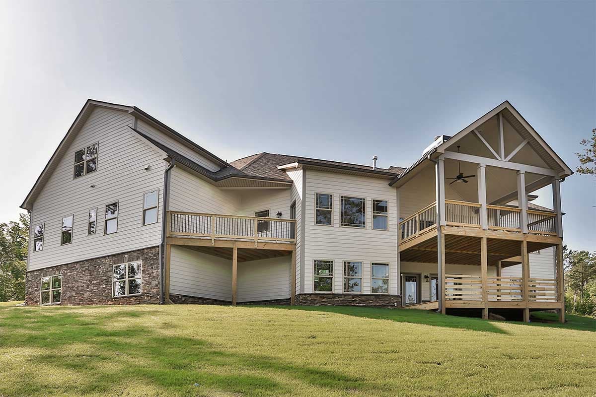 Plan 36055DK: Split Bed Craftsman with Angled Garage - 3061 Sq Ft - Image #10 - Craftsman, Mountain, New American, Traditional