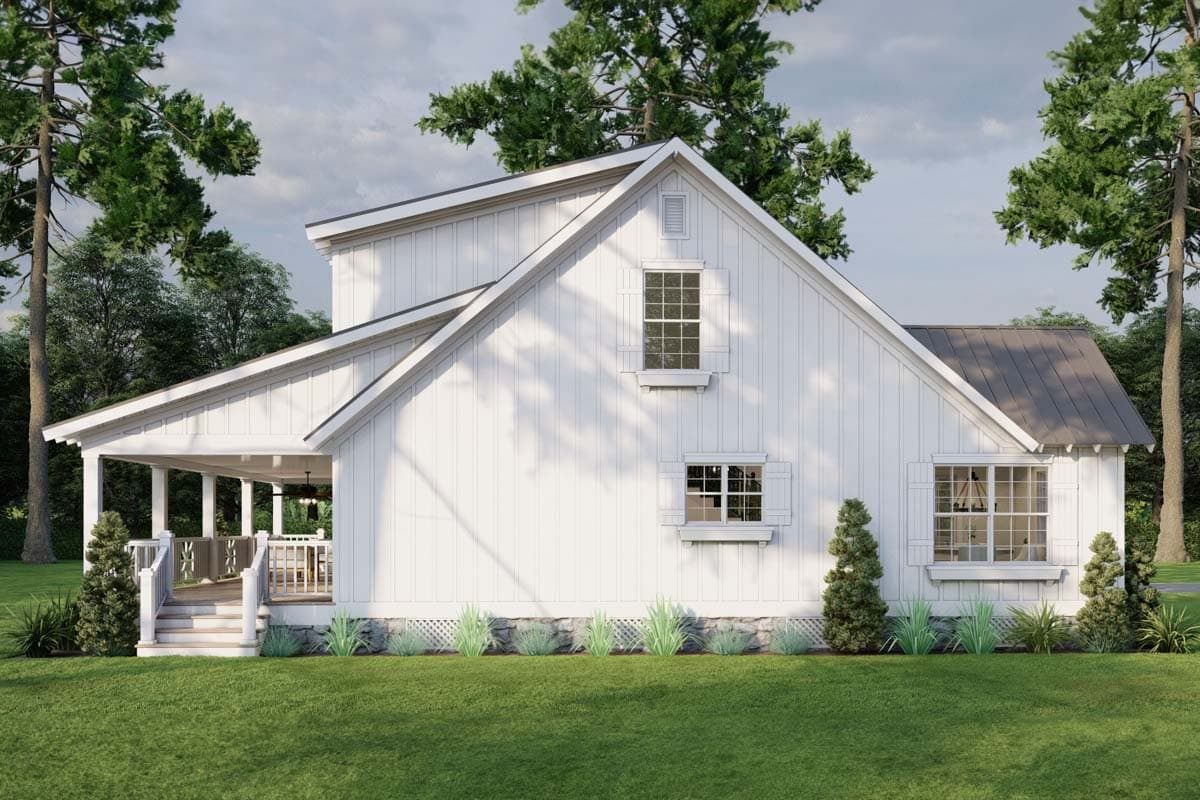 Plan 70879MK: Rustic Country House Plan with Loft Overlook - 1836 Sq Ft - Image #11 - Cabin, Country, Mountain, Rustic