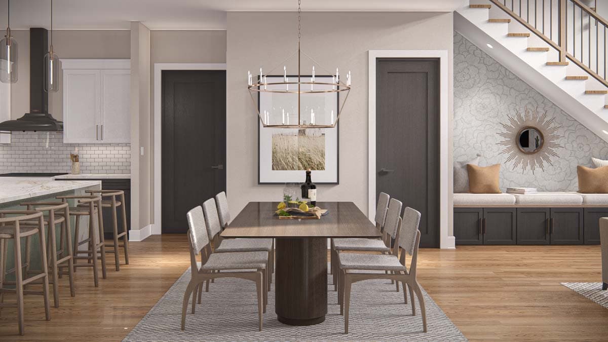 Plan 623330DJ: Barndominium-Style House Plan with Master On Main and Two Upstairs Beds - 2519 Sq Ft - Image #8 - Barndominium, Country, Traditional