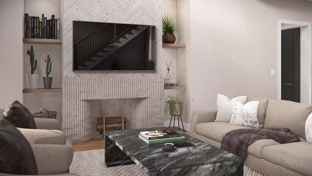 Plan 623330DJ: Barndominium-Style House Plan with Master On Main and Two Upstairs Beds - 2519 Sq Ft - Image #10 - Barndominium, Country, Traditional