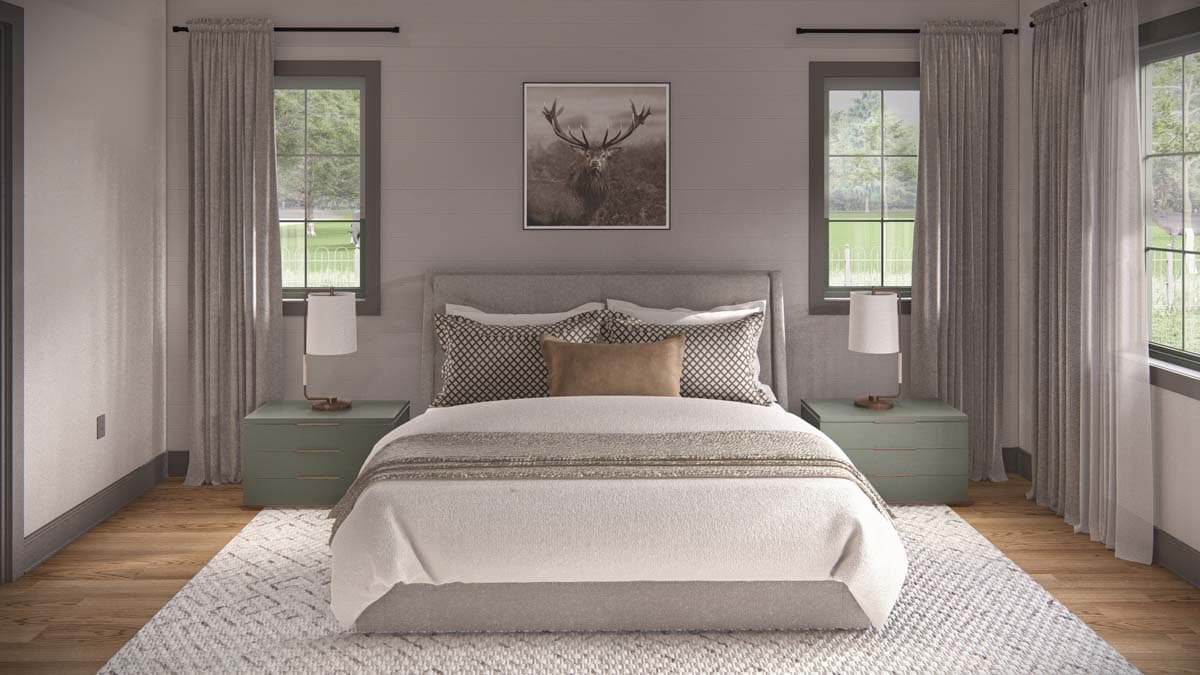 Plan 623330DJ: Barndominium-Style House Plan with Master On Main and Two Upstairs Beds - 2519 Sq Ft - Image #14 - Barndominium, Country, Traditional