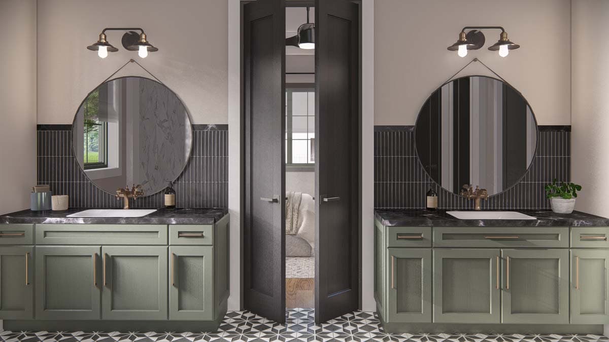 Plan 623330DJ: Barndominium-Style House Plan with Master On Main and Two Upstairs Beds - 2519 Sq Ft - Image #16 - Barndominium, Country, Traditional