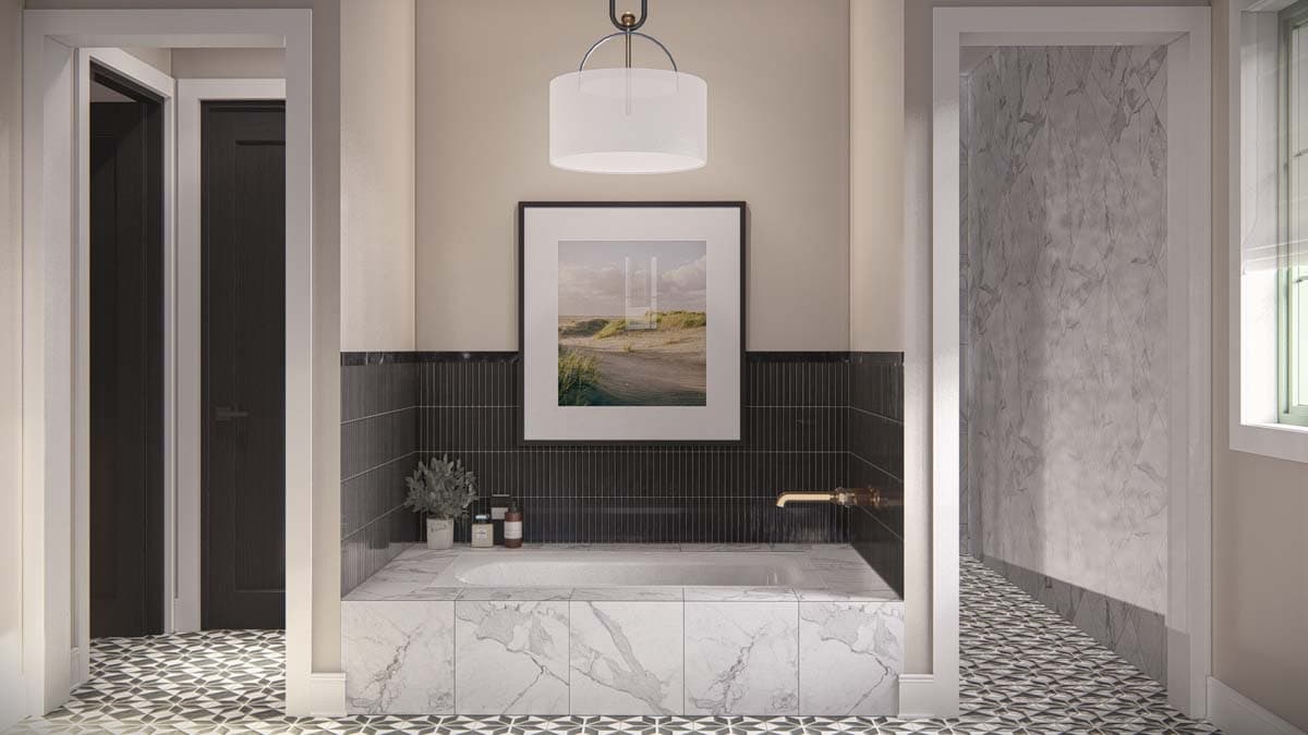 Plan 623330DJ: Barndominium-Style House Plan with Master On Main and Two Upstairs Beds - 2519 Sq Ft - Image #17 - Barndominium, Country, Traditional