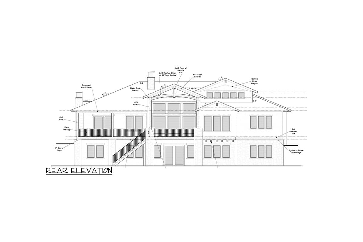 Plan 95244RW: Mountain Craftsman House Plan with Home Office and Vaulted Playroom - 3601 Sq Ft - Image #35 - Craftsman, Mountain, New American