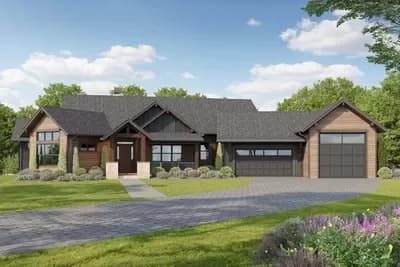 2-Bed Mountain House Plan with Optional Lower Level - 2582 Sq Ft